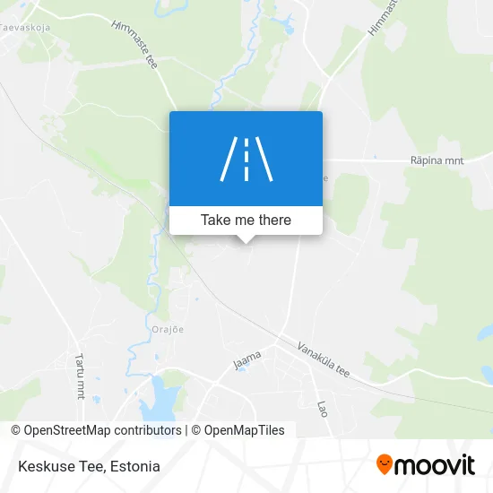 Карта Keskuse Tee