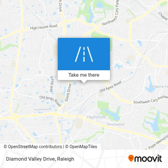 Diamond Valley Drive map