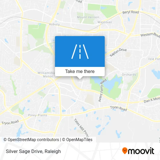 Silver Sage Drive map