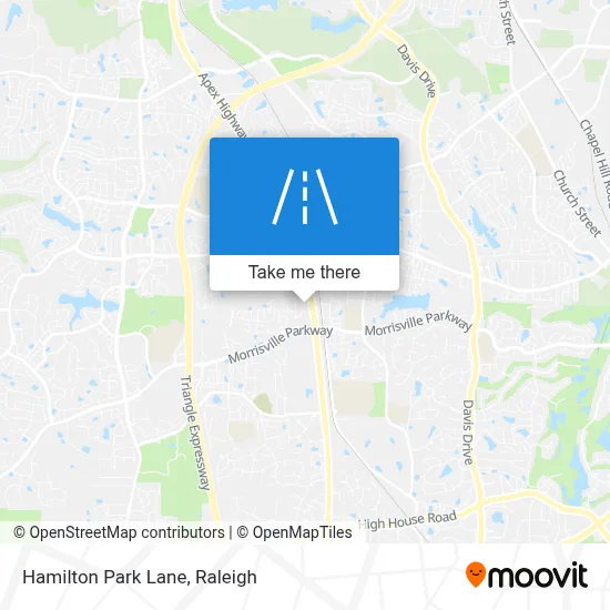 Hamilton Park Lane map