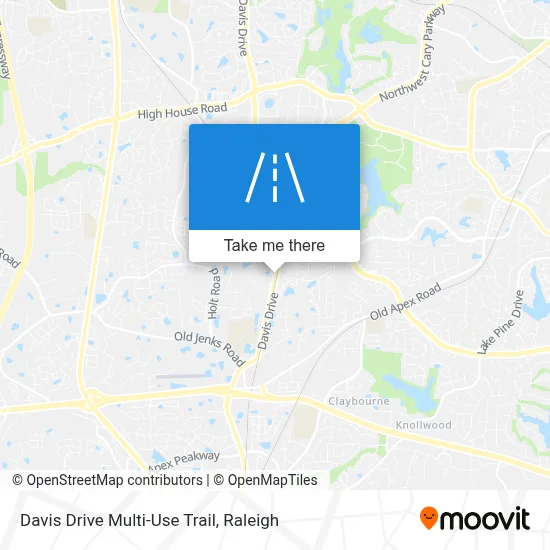 Davis Drive Multi-Use Trail map