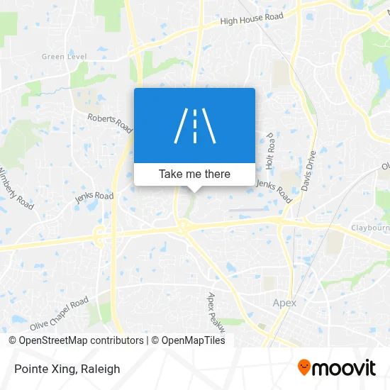 Pointe Xing map