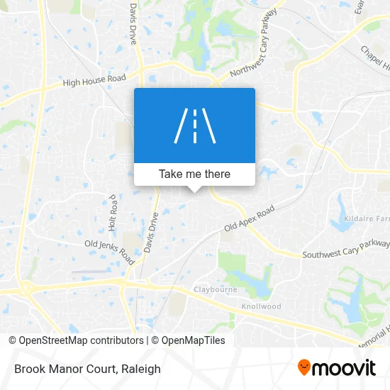 Brook Manor Court map