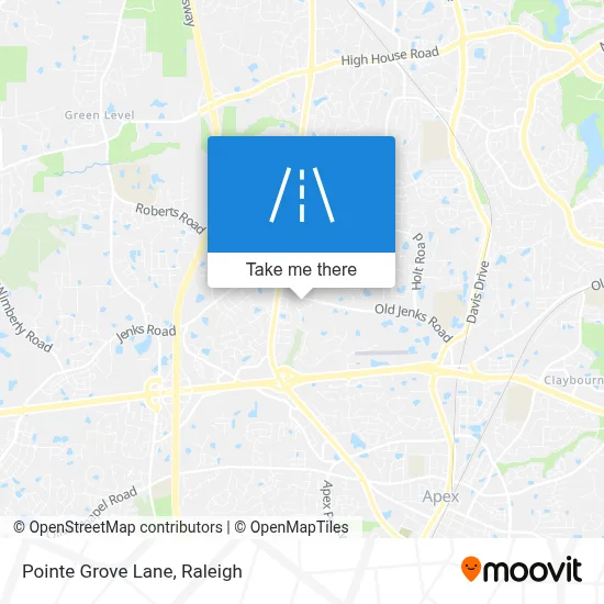 Mapa de Pointe Grove Lane