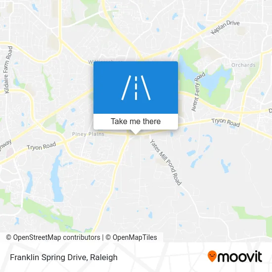 Mapa de Franklin Spring Drive