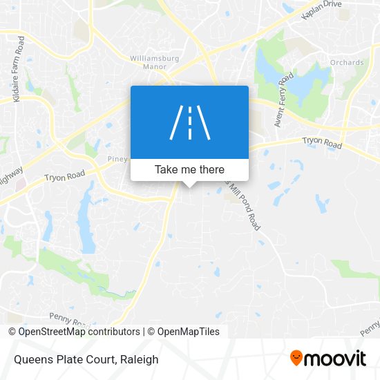 Queens Plate Court map