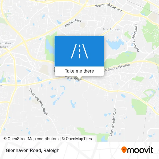 Glenhaven Road map