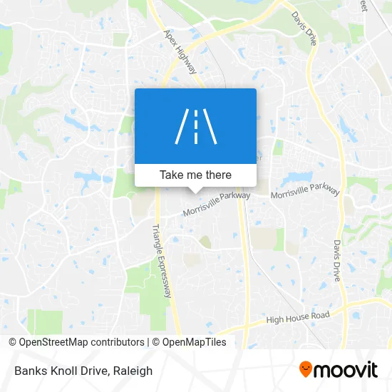 Banks Knoll Drive map