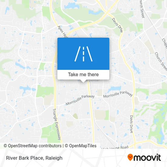 River Bark Place map