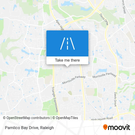 Pamlico Bay Drive map