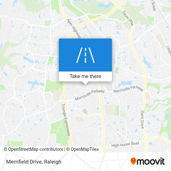 Merrifield Drive map