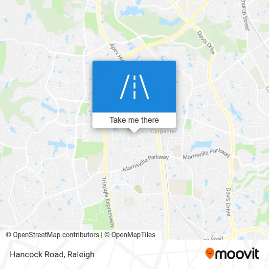 Hancock Road map