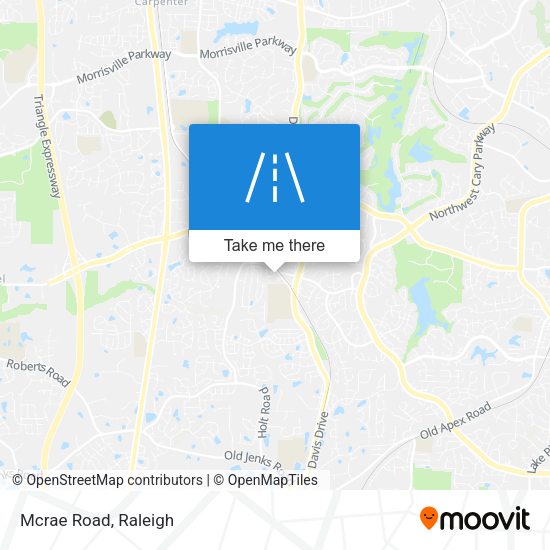 Mapa de Mcrae Road