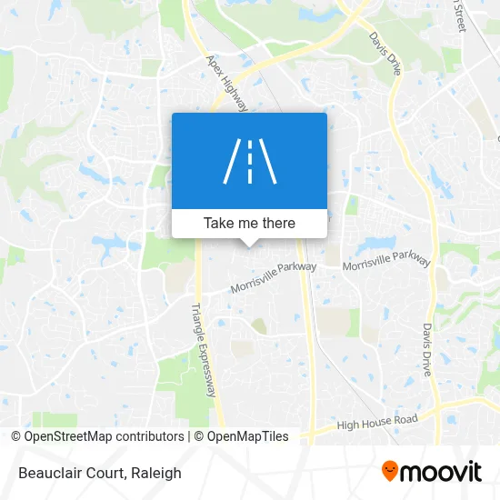 Beauclair Court map
