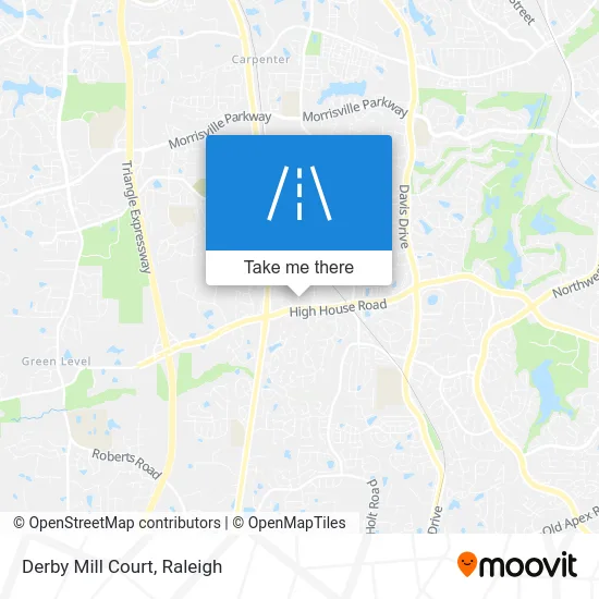 Derby Mill Court map