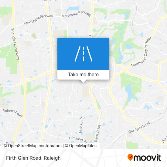 Firth Glen Road map