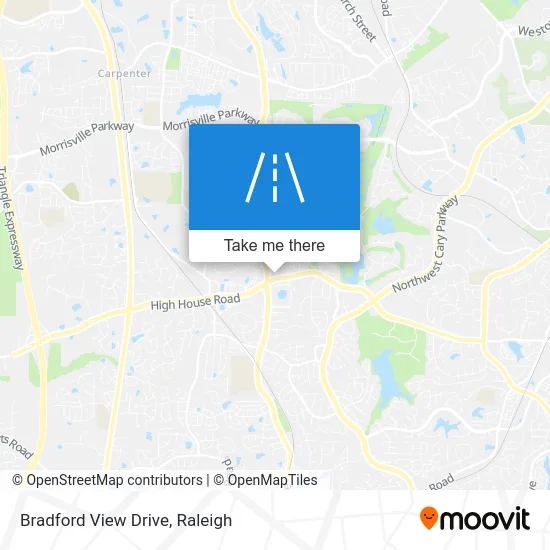 Bradford View Drive map
