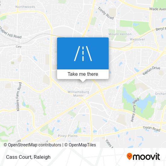 Mapa de Cass Court