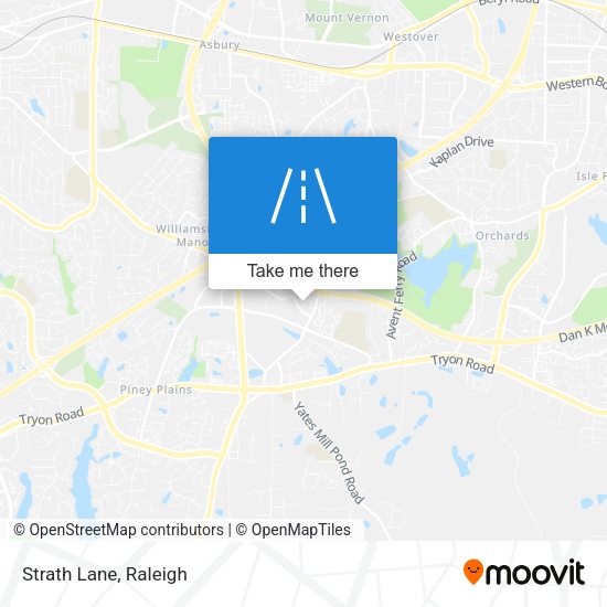 Strath Lane map