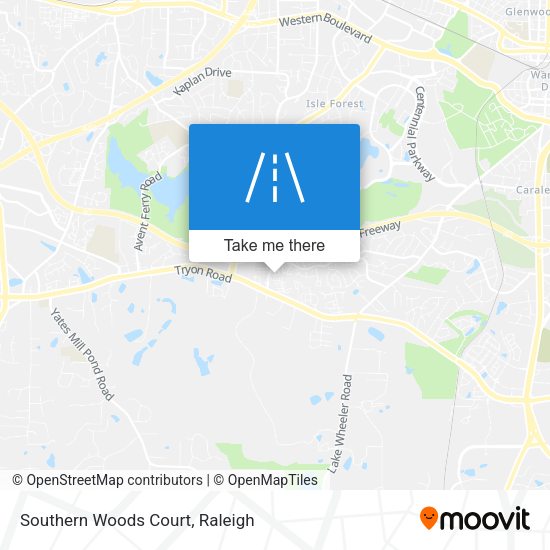 Mapa de Southern Woods Court