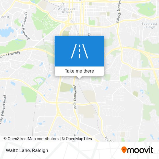 Mapa de Waltz Lane