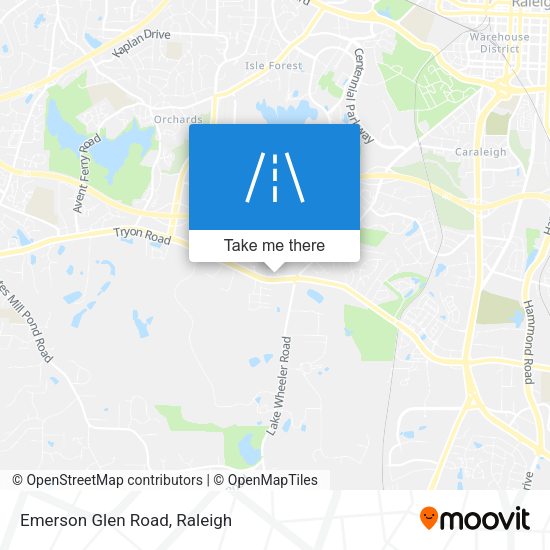 Mapa de Emerson Glen Road
