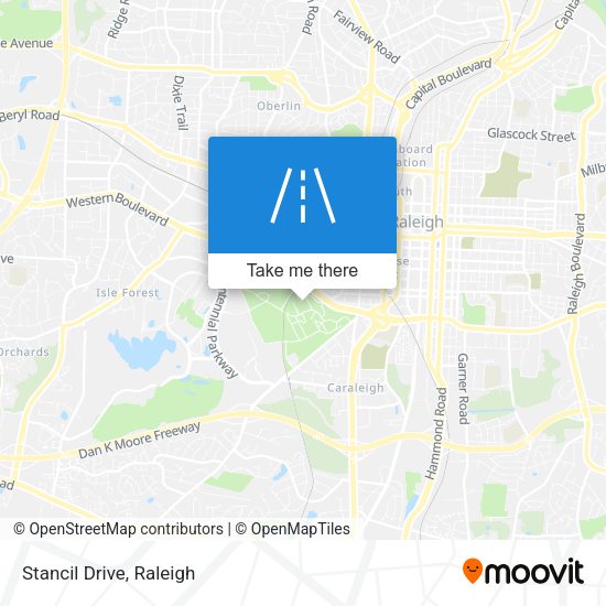 Mapa de Stancil Drive