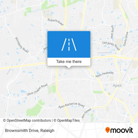 Brownsmith Drive map
