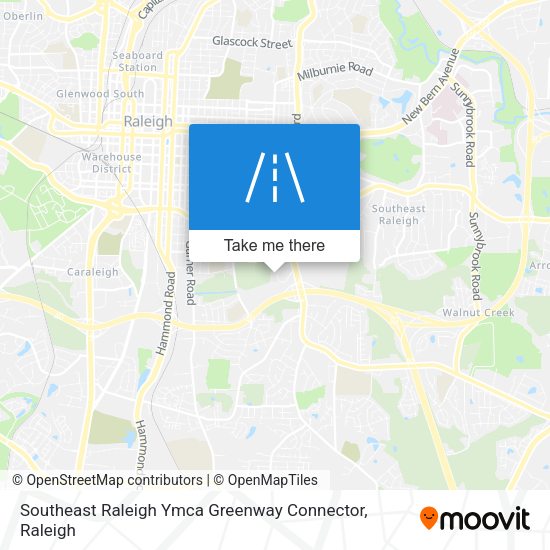 Mapa de Southeast Raleigh Ymca Greenway Connector