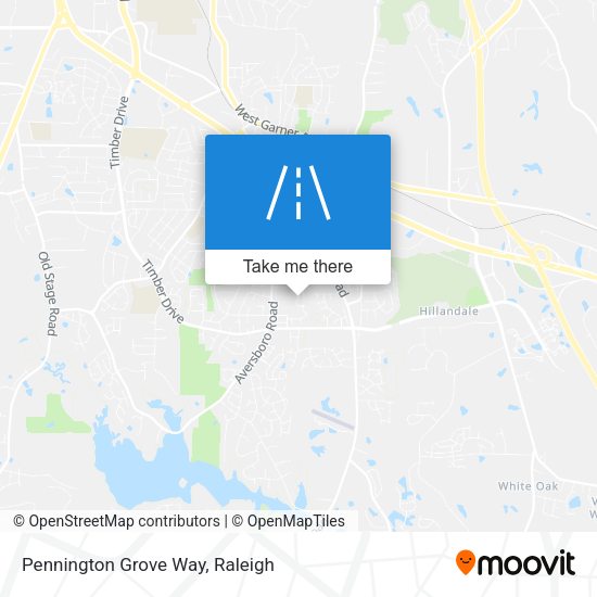 Mapa de Pennington Grove Way