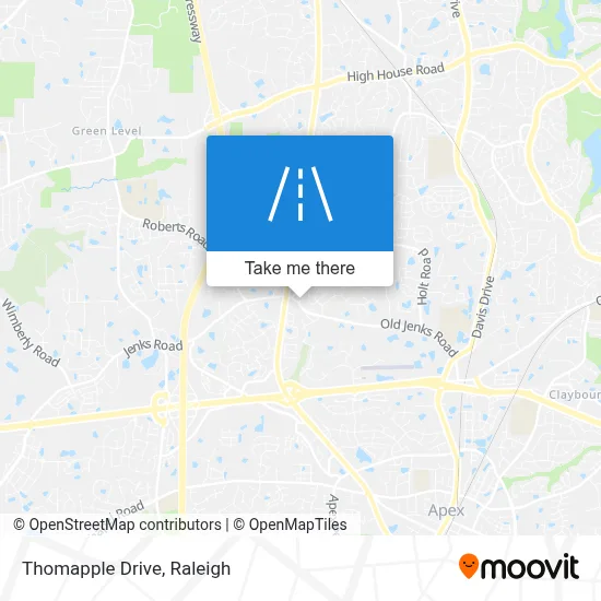 Thomapple Drive map