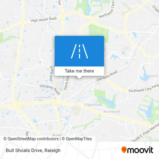 Bull Shoals Drive map