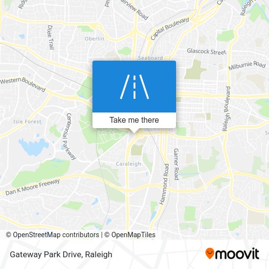 Mapa de Gateway Park Drive