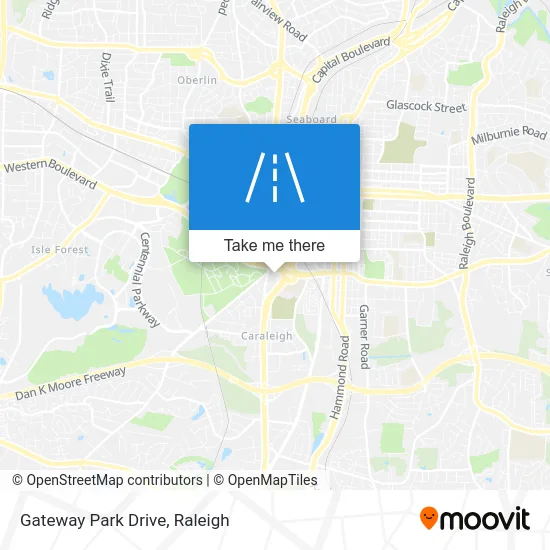 Gateway Park Drive map