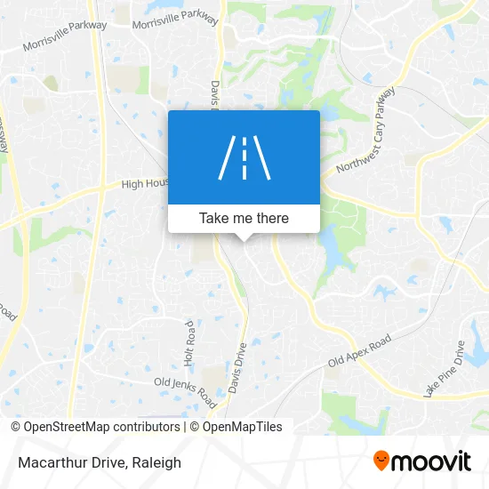 Macarthur Drive map