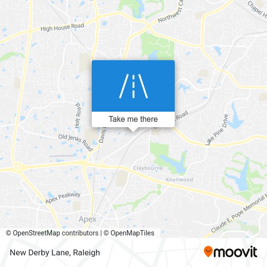 Mapa de New Derby Lane