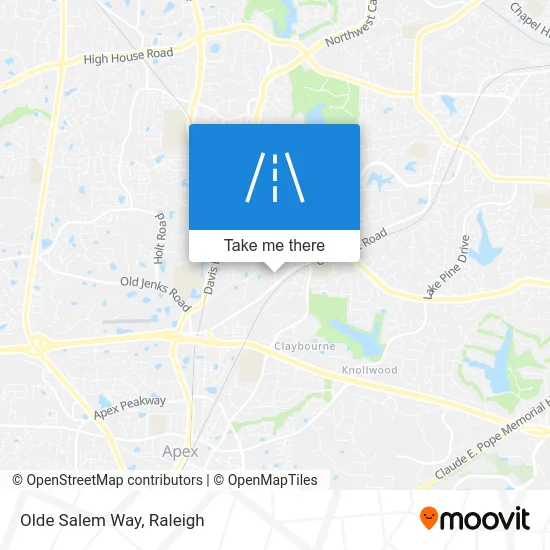 Olde Salem Way map