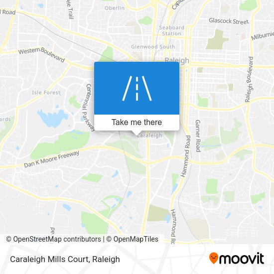 Caraleigh Mills Court map