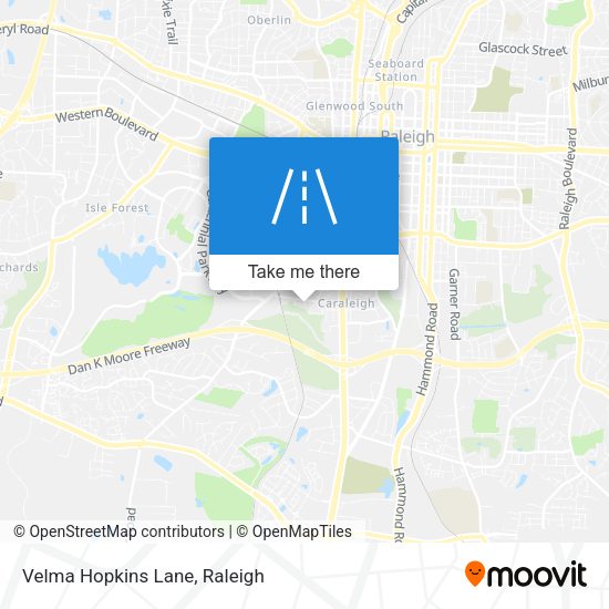 Velma Hopkins Lane map