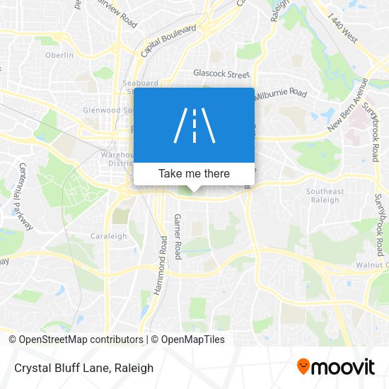 Mapa de Crystal Bluff Lane