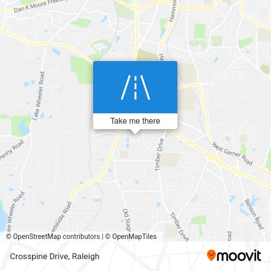 Mapa de Crosspine Drive