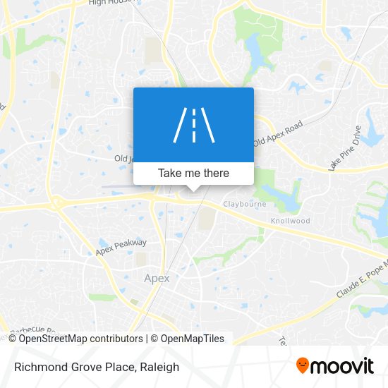 Richmond Grove Place map