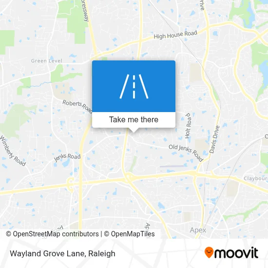Wayland Grove Lane map