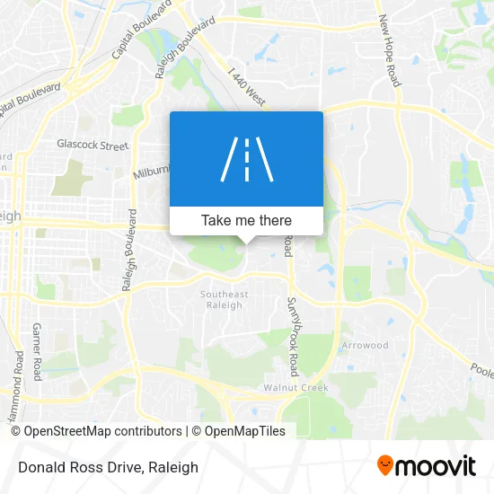 Donald Ross Drive map
