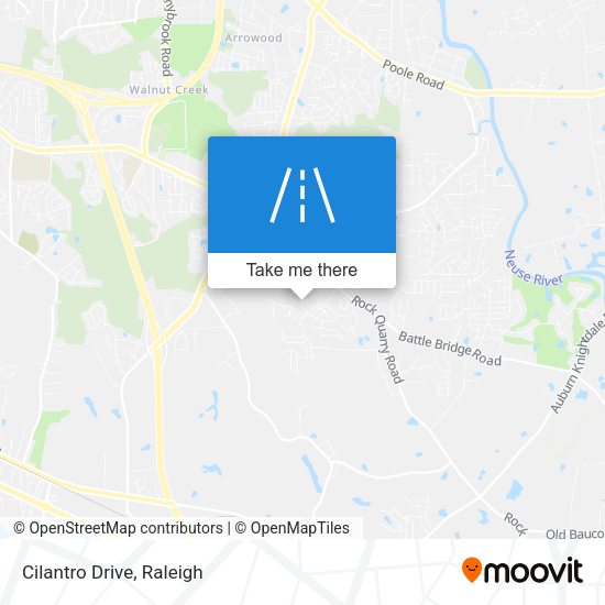 Mapa de Cilantro Drive