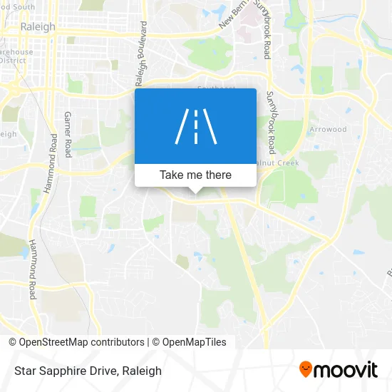 Star Sapphire Drive map