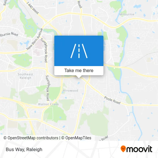 Bus Way map