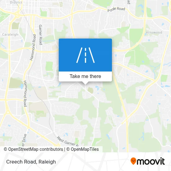 Creech Road map