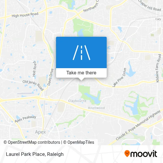 Laurel Park Place map
