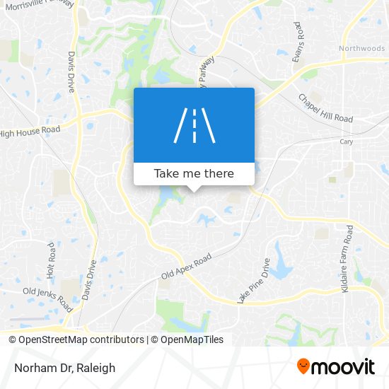 Norham Dr map